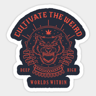 Weird Vibes Sticker